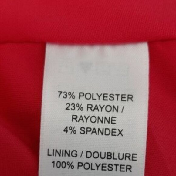 RICKI'S / Stretch One Button Closure Blazer Jacket Pink Sz S Flawed - Picture 14 of 14